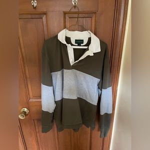 J. Crew Long sleeve Polo M